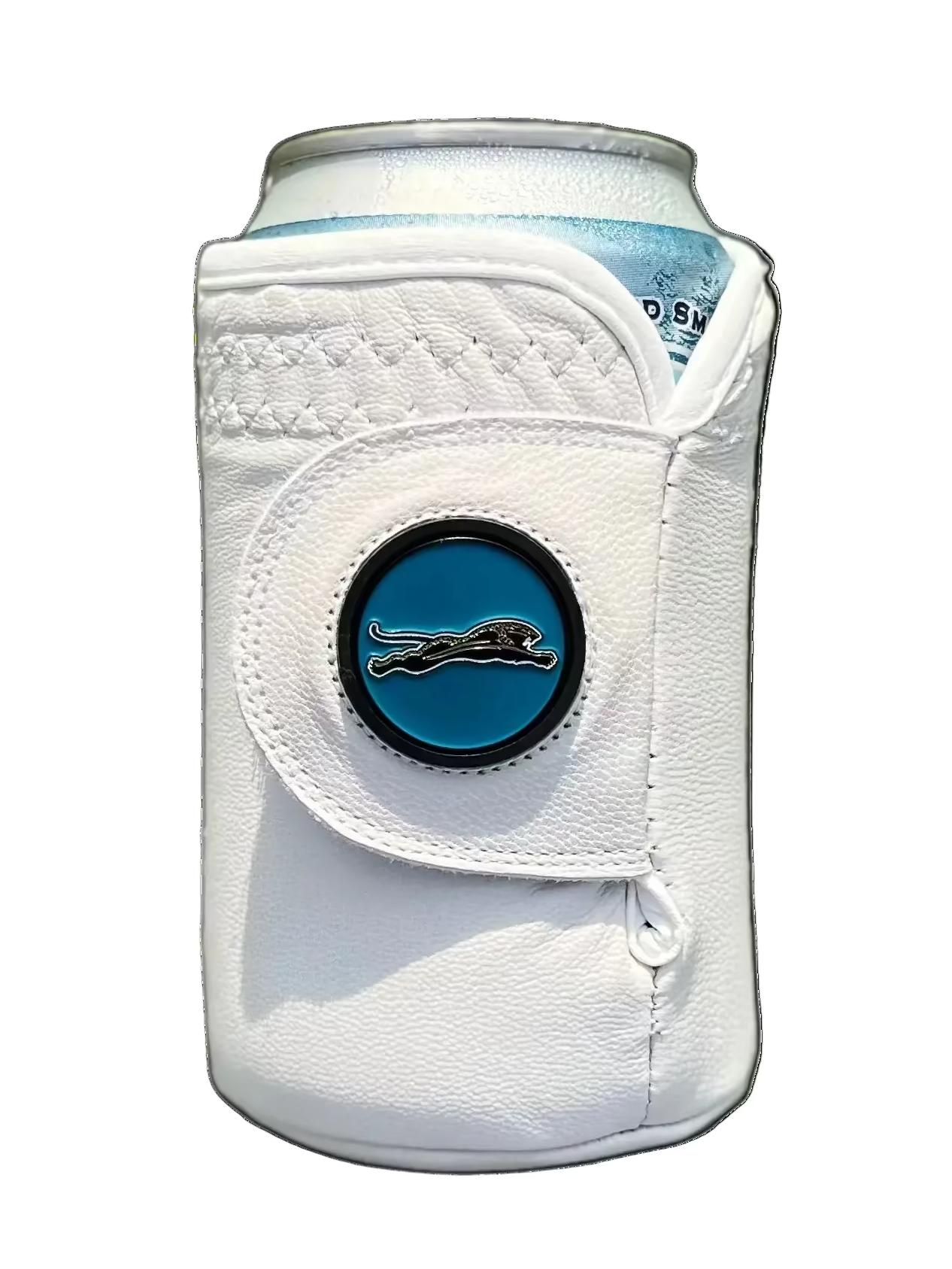 Original golf glove Gloozie coozie with jacksonville jaguars ball marker