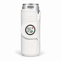 Gloozie Best Dad By Par slim white golf can cooler with golf ball marker