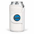 White Gloozie golf coozie with blue Jacksonville Jaguars ball marker