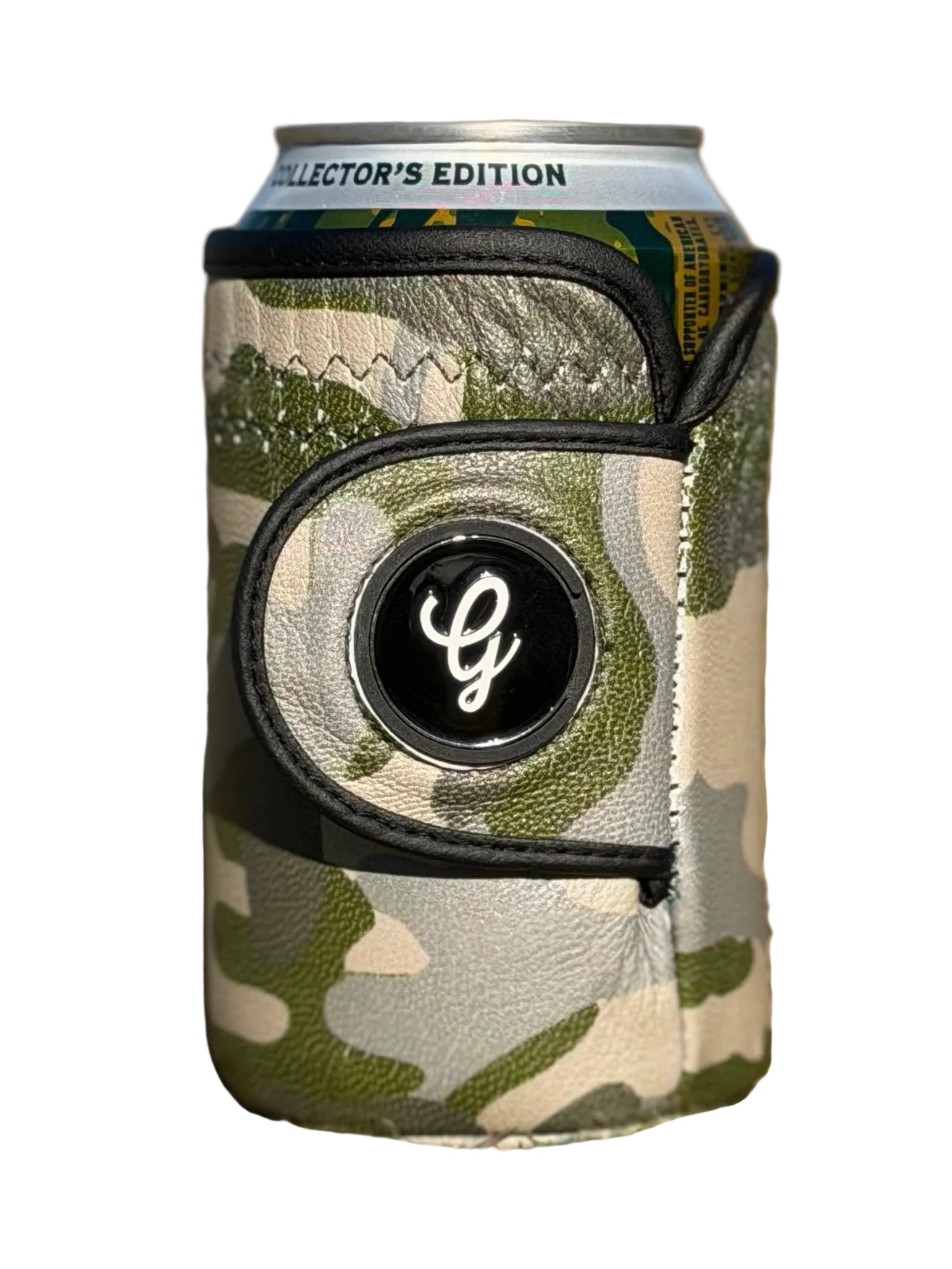 Camo Gloozie® – Premium Leather Golf Glove Coozie That Fits Like a