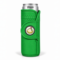 Slim zoysia green Gloozie golf coozie with custom pimento cheese  sandwich golf ball marker